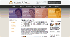Desktop Screenshot of maloneaccountants.ie