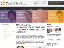 Tablet Screenshot of maloneaccountants.ie